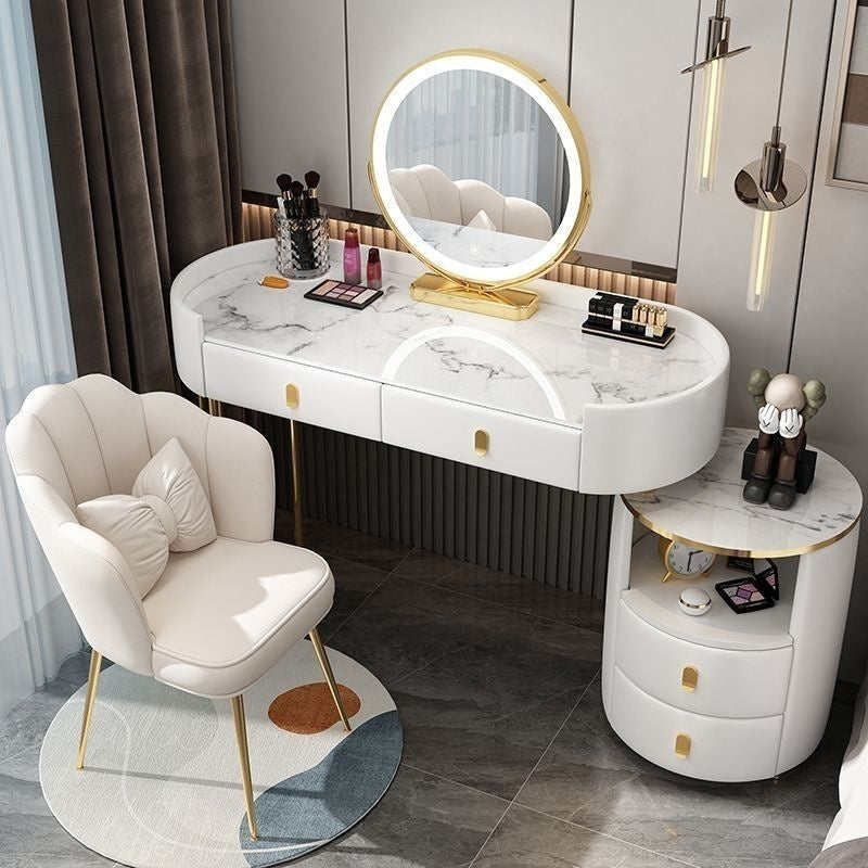Kabinet Penyimpanan Meja Solek Mewah, Premium, Serbaguna, Kapasiti Besar