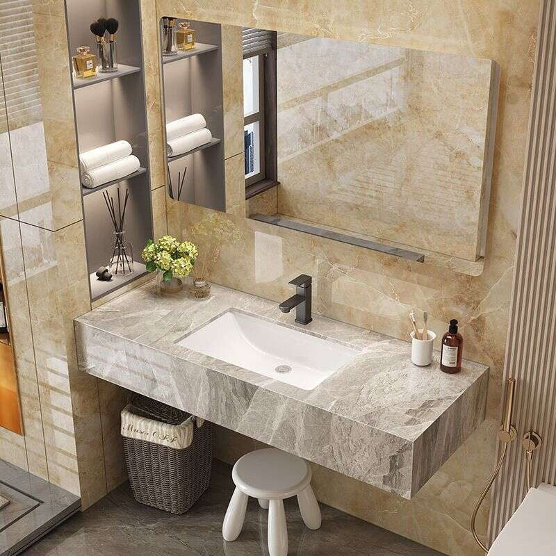 QW- Marble Sink Set for Smart Mirror in the Bathroom