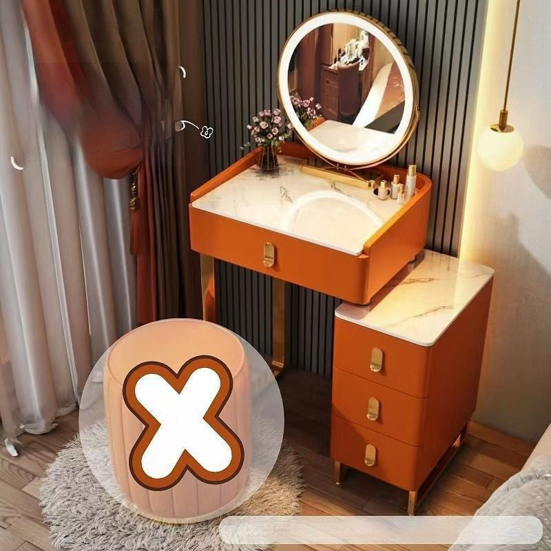 Italian Style Solid Wood Modern Simple Dressing Table Small Home Storage