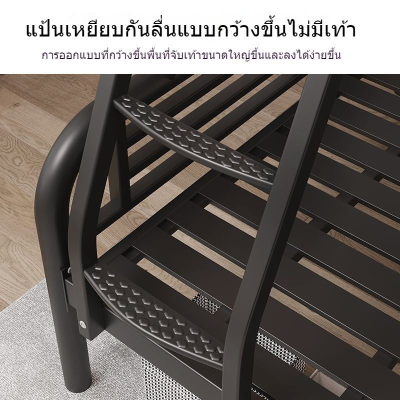 Children's down, wrought iron high low, mother's steel frame, double bed, bunk bed up and down