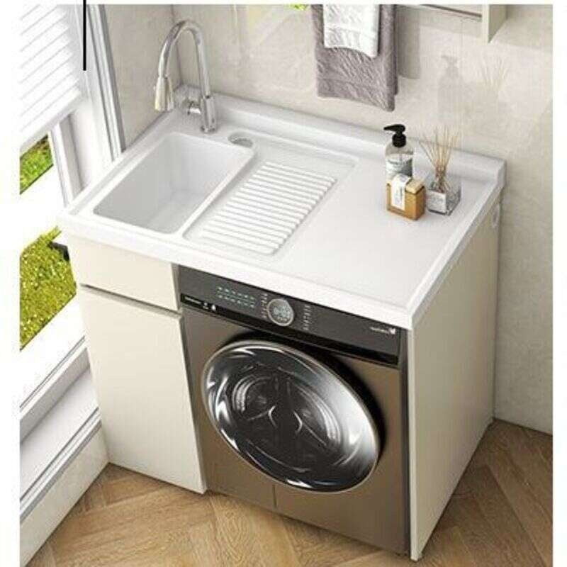 QW- Storage Cabinet Bathroom Sink Set with Faucet