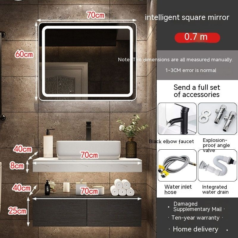 QW- Sink Set Smart Mirror Bathroom Storage Cabinet