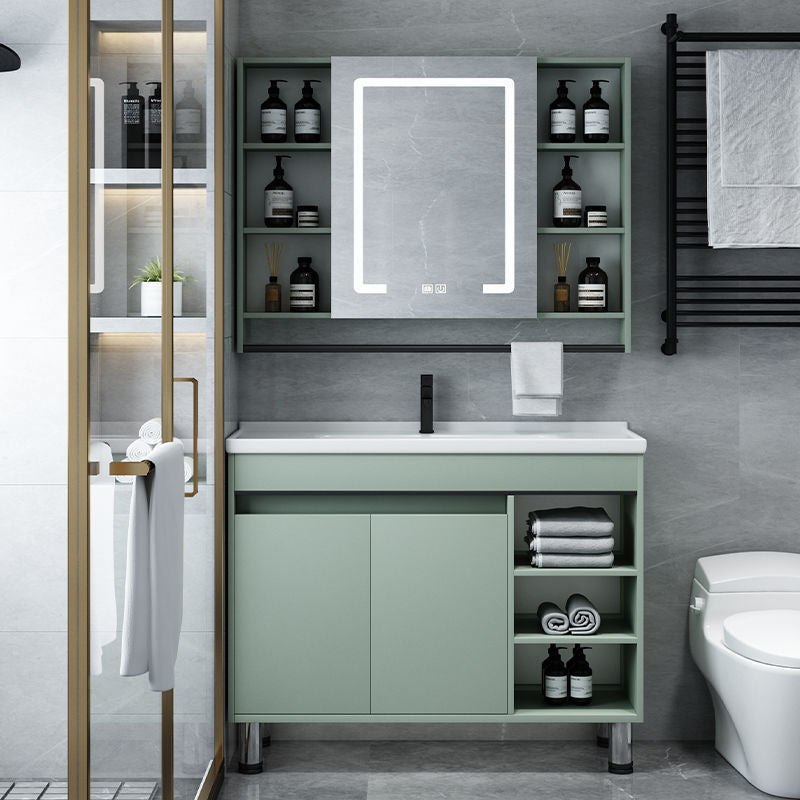 QW- The narrowest storage cabinet Smart mirror in the bathroom Bathroom sink set