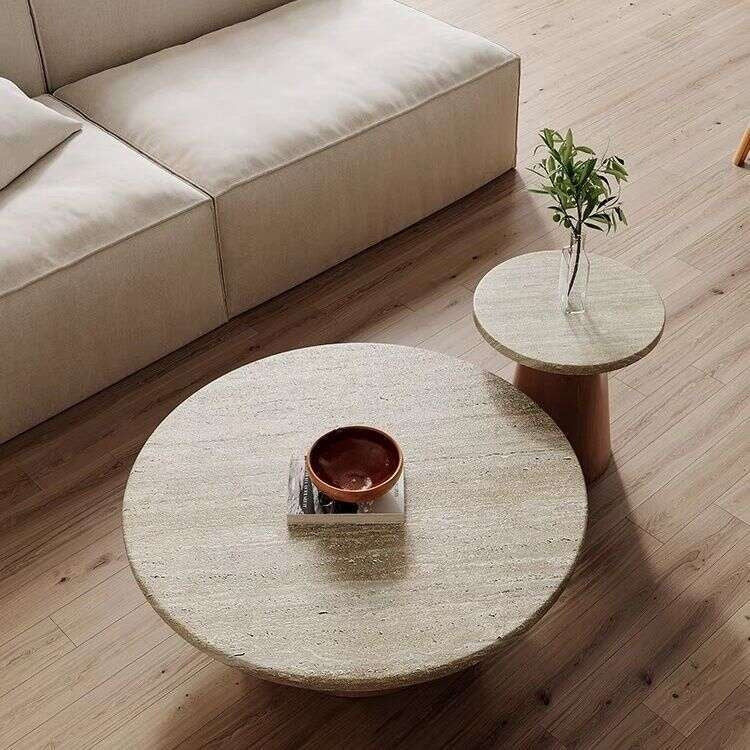 Stone Cave Living Room Home Marble Simple Small Coffee Table