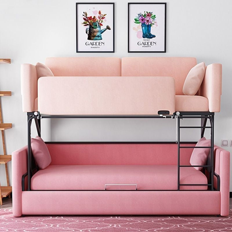 Simple double folding single living room leisure three-fold upper and lower sofa bed