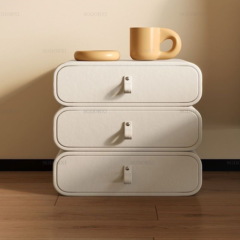 Bedside modern simple bedroom cabinet, French style storage cabinet