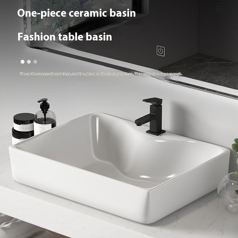 QW- Bathroom Storage Cabinet, Washbasin, Smart Mirror Countertop