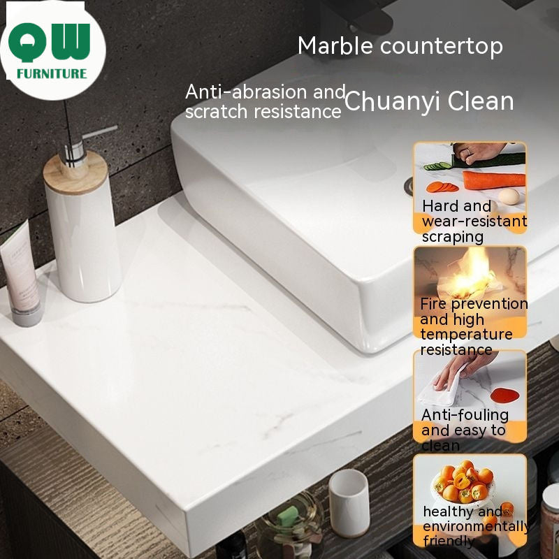 QW- Sink Set Smart Mirror Bathroom Storage Cabinet