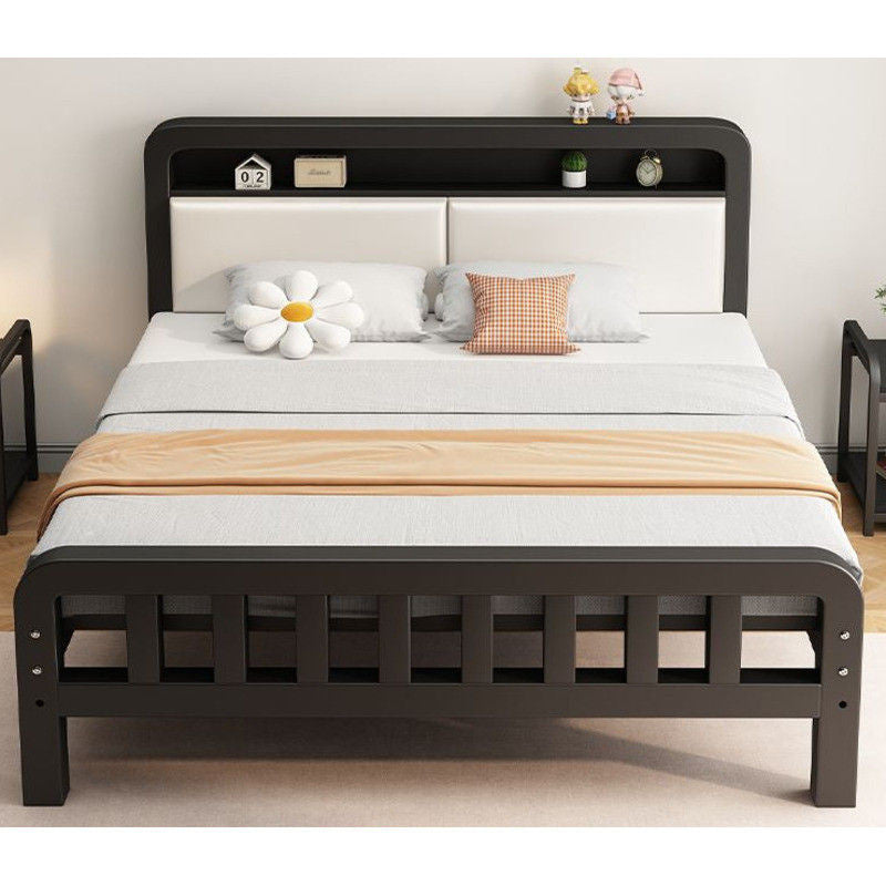 Iron used in home, master bedroom, double 1.5 meters, dormitory thickened iron frame bed for rental 1.2 meters