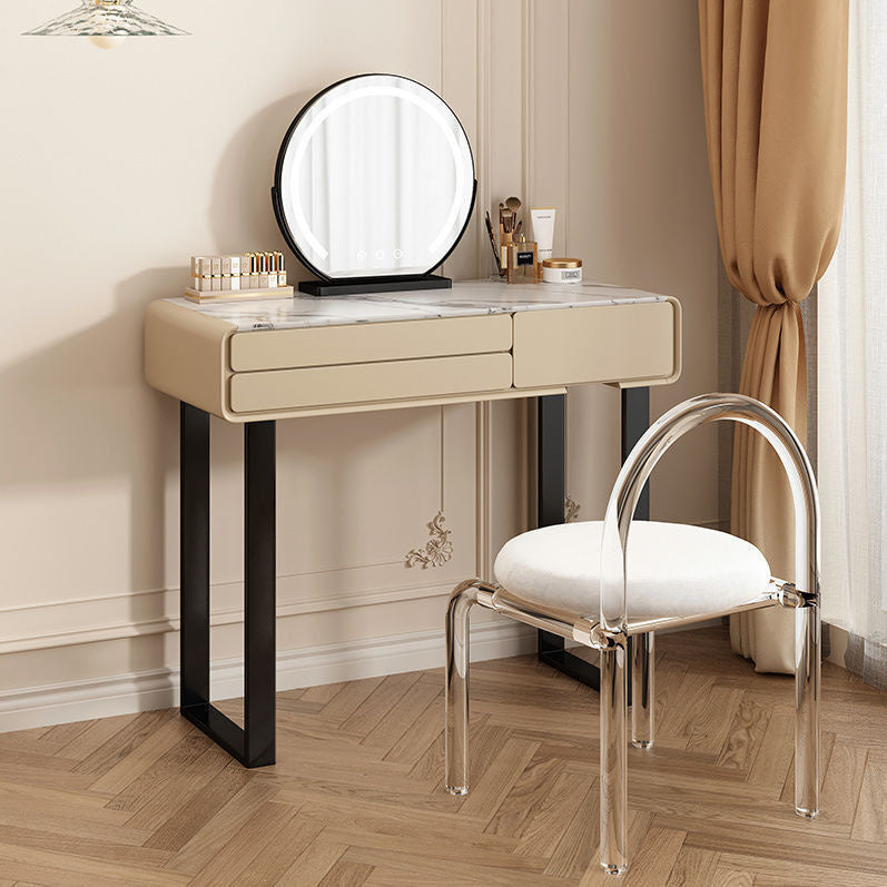 French Solid Wood Table, Dressing Table for Bedroom