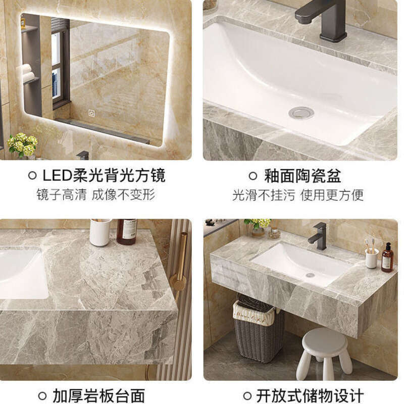 QW- Marble Sink Set for Smart Mirror in the Bathroom