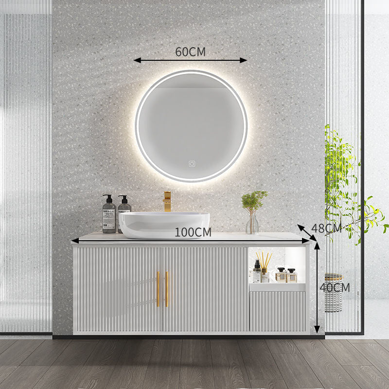 QW- Smart Mirror Storage Cabinet Basin Bathroom