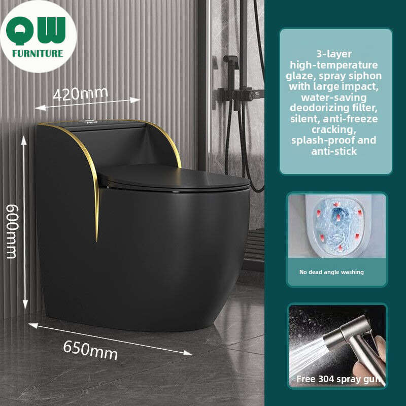 QW- Ceramic Toilet Bowl in the Bathroom