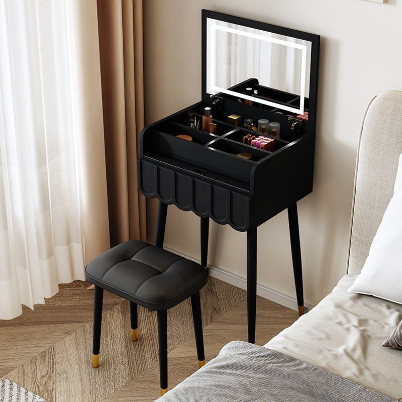 French Style Cream Wind Small Light Luxury Flip Cover Bedside Dressing Table Top