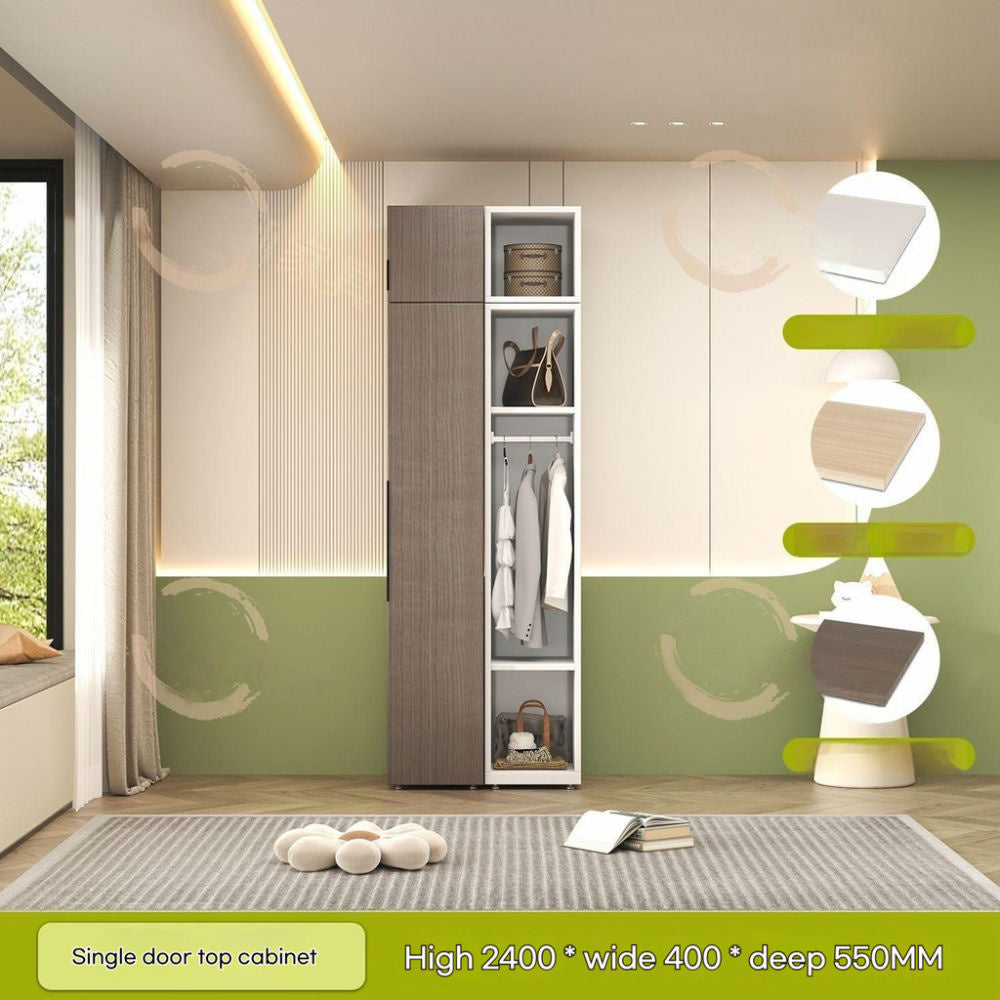 Kabinet Penyimpanan Panel Sarang Lebah Aluminium Bilik Tidur Almari Pakaian Rumah Keluli Tebal Mesra Alam