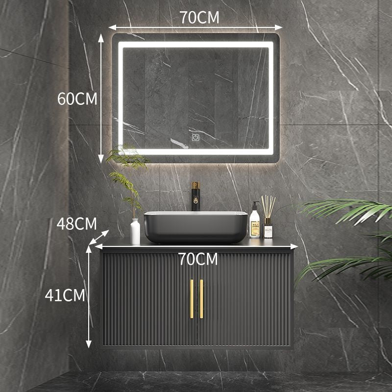 QW- Smart Bathroom, Mirror Bathroom Storage Cabinet, Basin Set