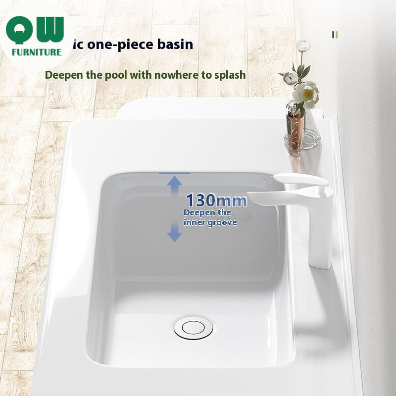 QW- Aluminum Metal Smart Cabinet Set with Bathroom Sink