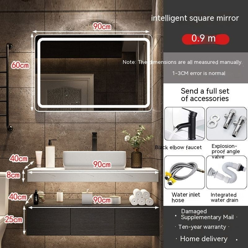 QW- Sink Set Smart Mirror Bathroom Storage Cabinet