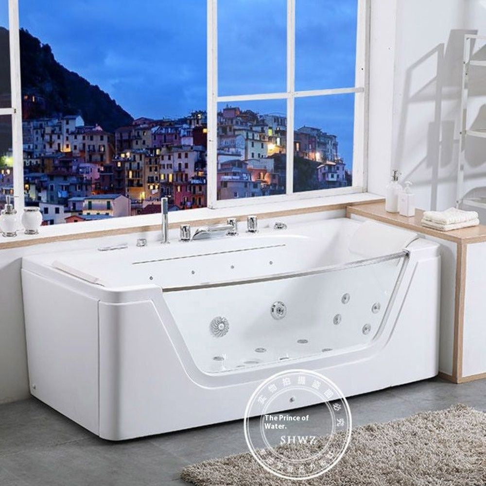 QW- Surf Massage Constant Temperature Bathtub, Acrylic Bathtub