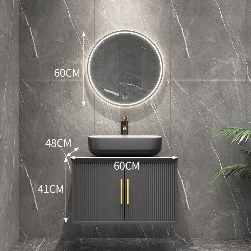 QW- Smart Bathroom, Mirror Bathroom Storage Cabinet, Basin Set