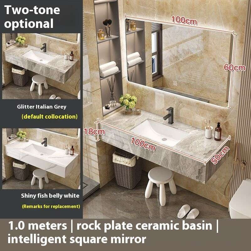 QW- Marble Sink Set for Smart Mirror in the Bathroom