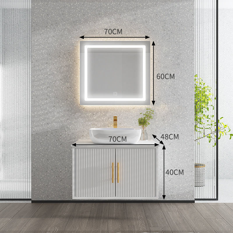 QW- Smart Mirror Storage Cabinet Basin Bathroom