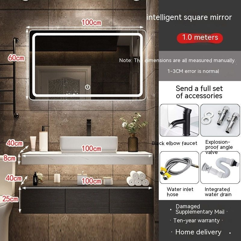 QW- Sink Set Smart Mirror Bathroom Storage Cabinet