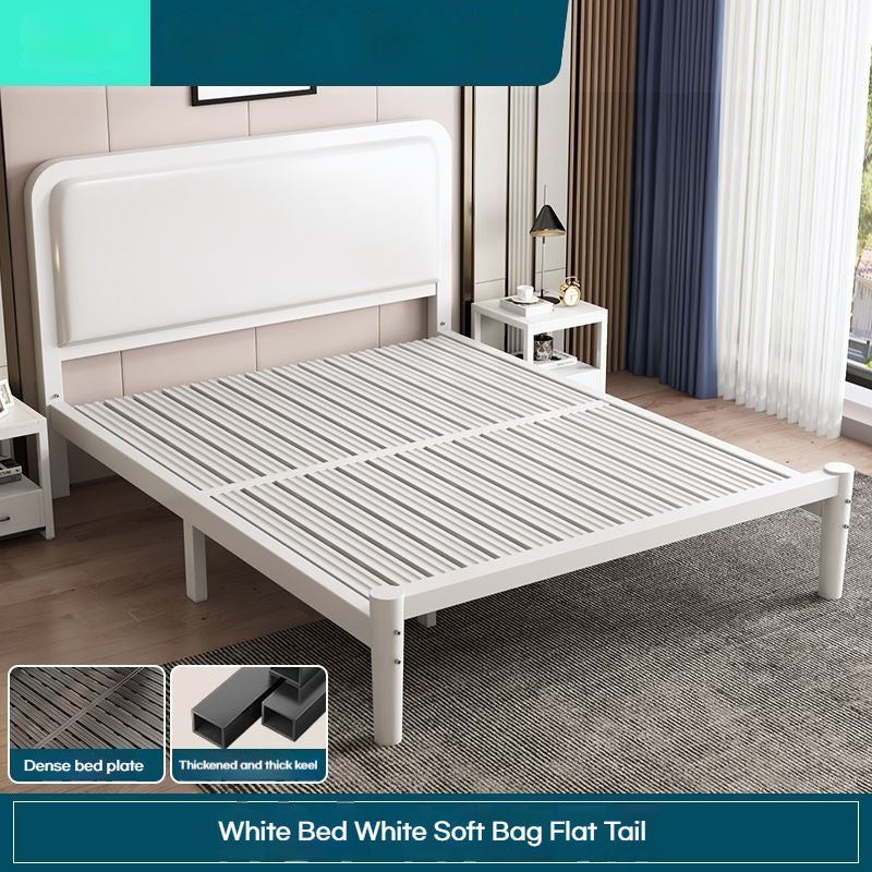 Iron iron frame single bed simple fashion thick encryption 1.8m double for home 1.5 meters