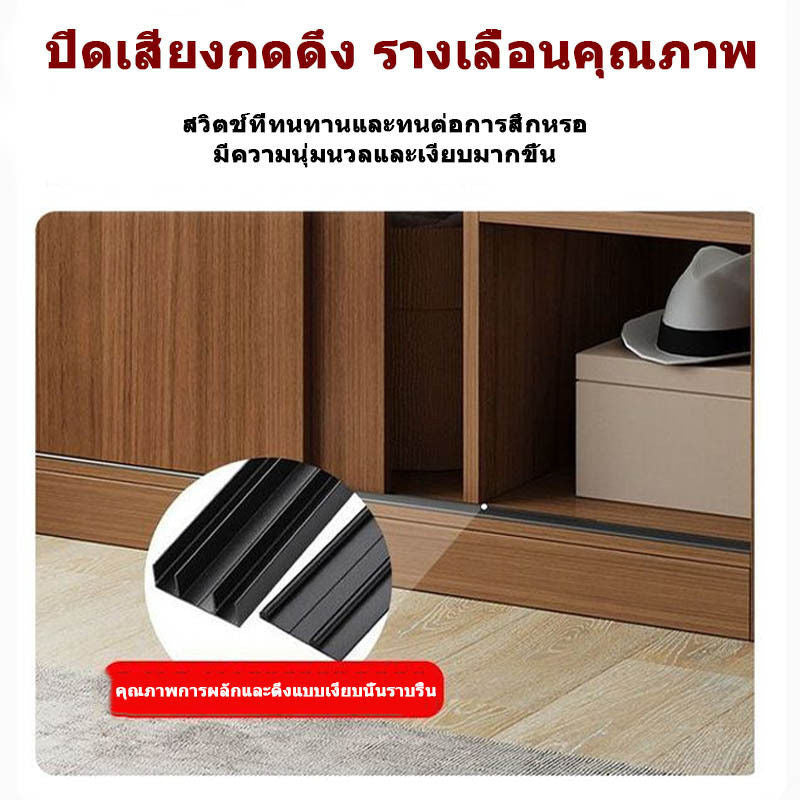 Multi-functional Large Capacity Multi-layer Solid Wood Wardrobe Closet