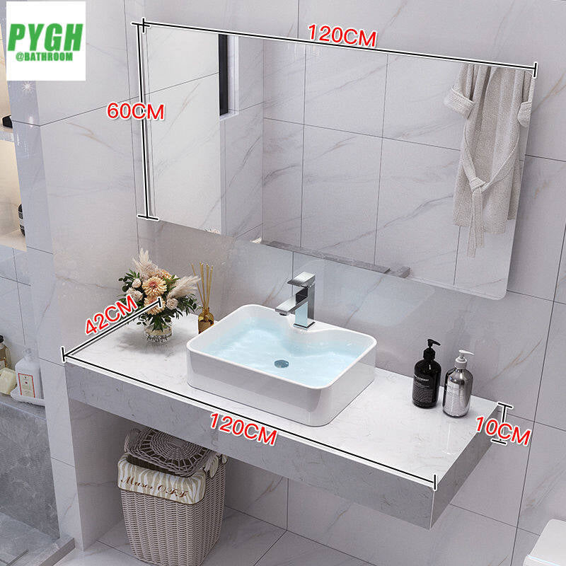 QW- Marble Basin and Smart Glass Bathroom