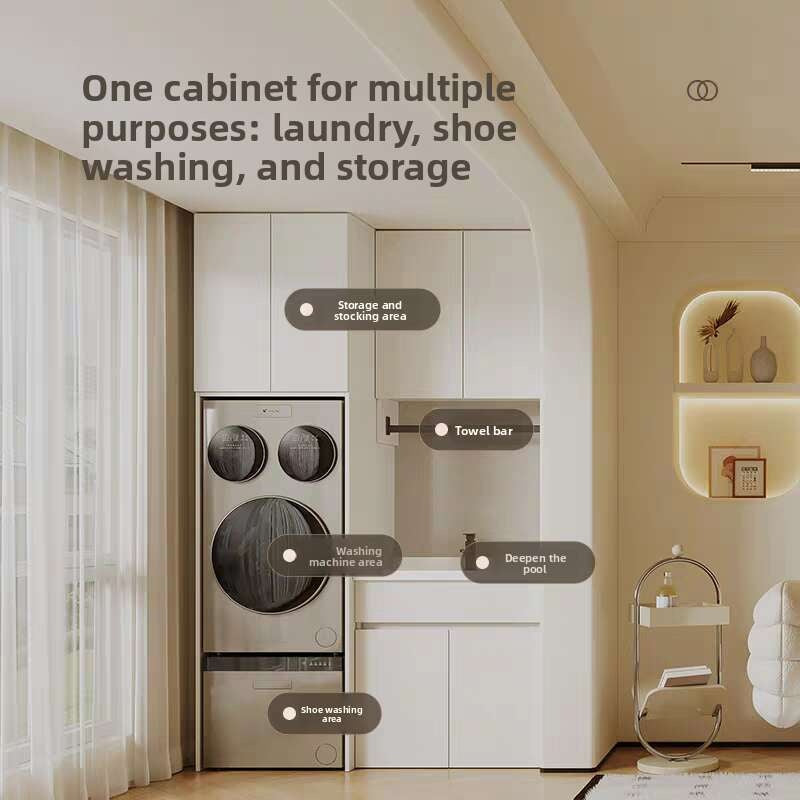 Kabinet Penyimpanan Bilik Tidur Balkoni Aluminium QW- 