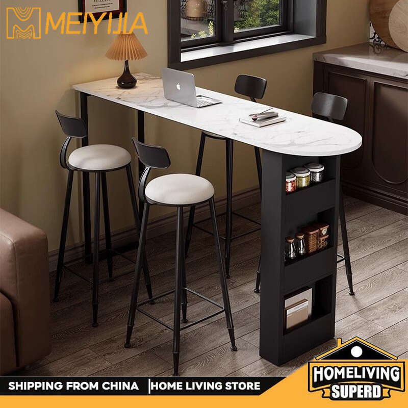 Bar Stone Board Home Ancient Chinese Style Living Room Partition Wall Dining Table Island Simple