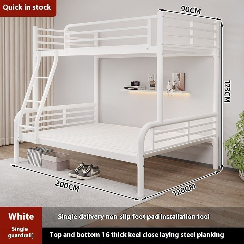 Children's down, wrought iron high low, mother's steel frame, double bed, bunk bed up and down