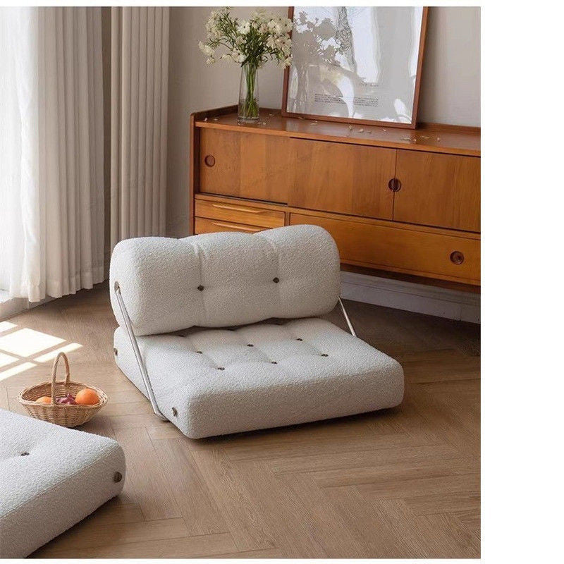 Ruang Tamu Fabrik Moden Ringkas Sofa Malas Katil Bujang Lipat Bilik Tidur Kecil