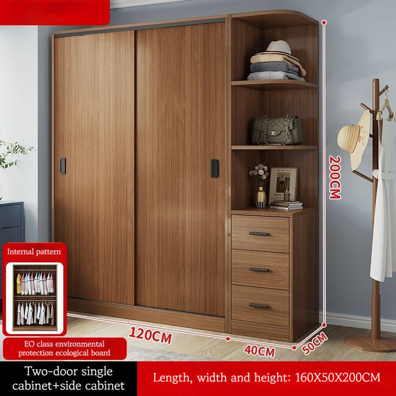 Multi-functional Large Capacity Multi-layer Solid Wood Wardrobe Closet