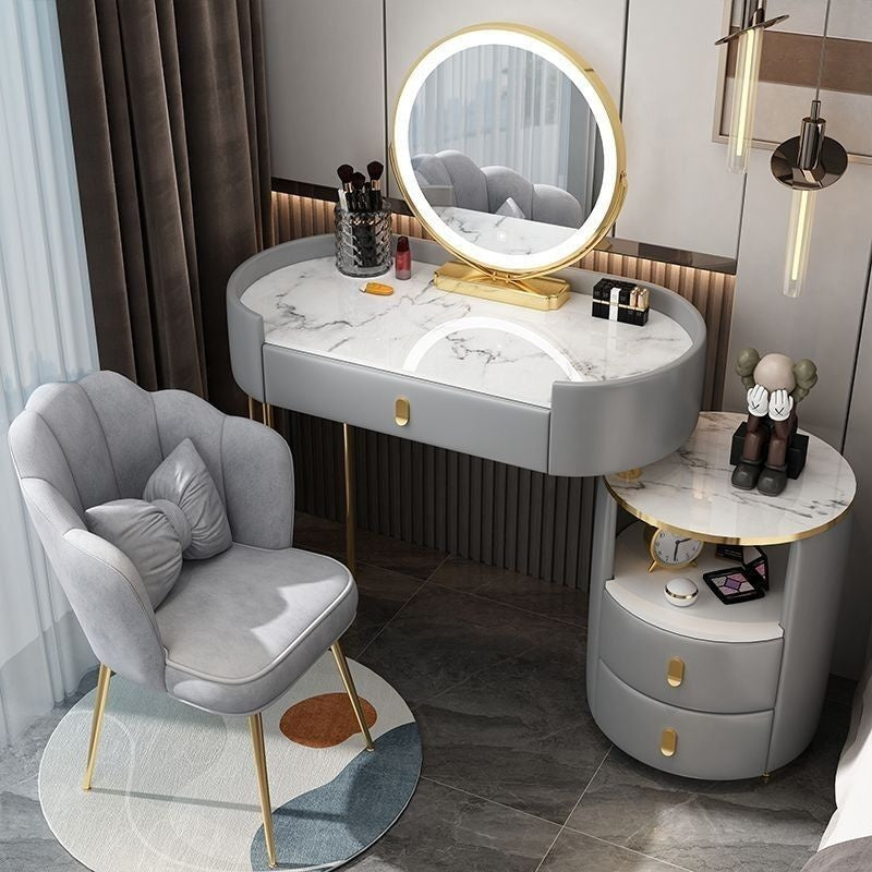 Kabinet Penyimpanan Meja Solek Mewah, Premium, Serbaguna, Kapasiti Besar