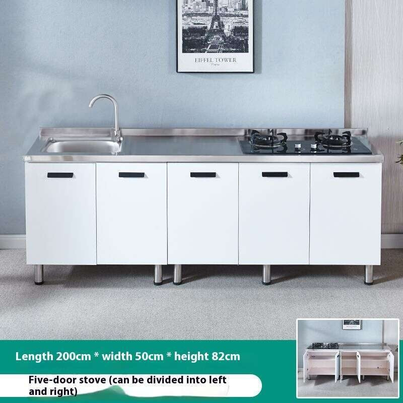 QW- Stainless Steel Cabinet Kitchen storage cabinet with sink included