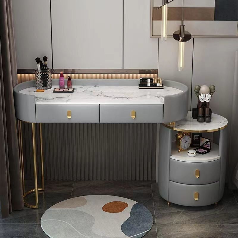 Kabinet Penyimpanan Meja Solek Mewah, Premium, Serbaguna, Kapasiti Besar