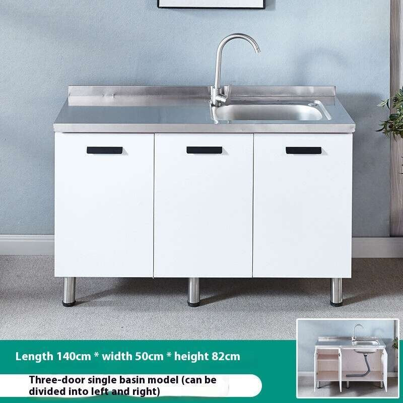 QW- Stainless Steel Cabinet Kitchen storage cabinet with sink included
