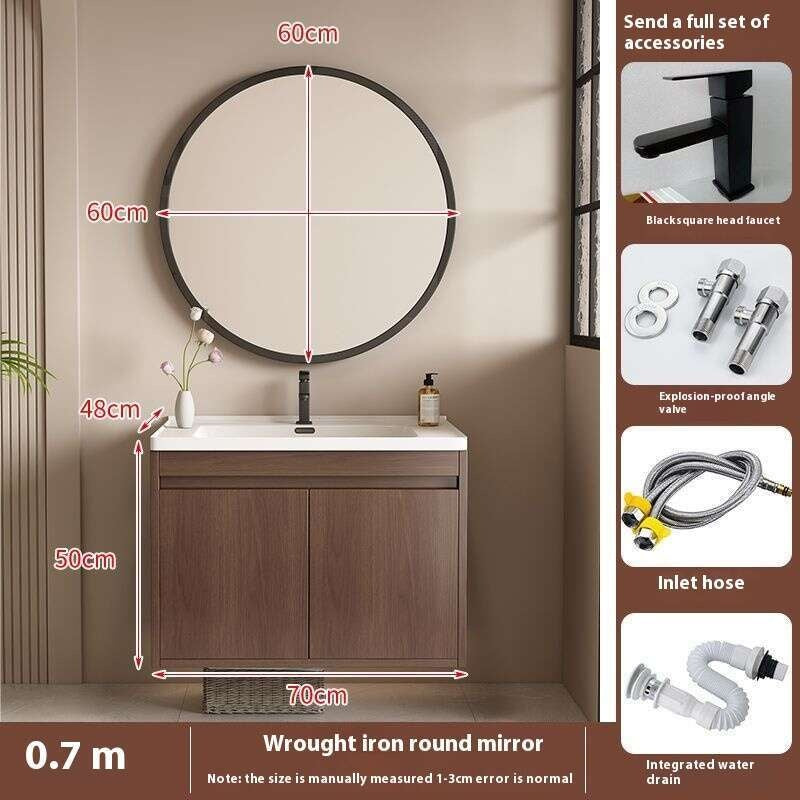 QW- Storage Cabinet Smart Mirror Sink in the Bathroom