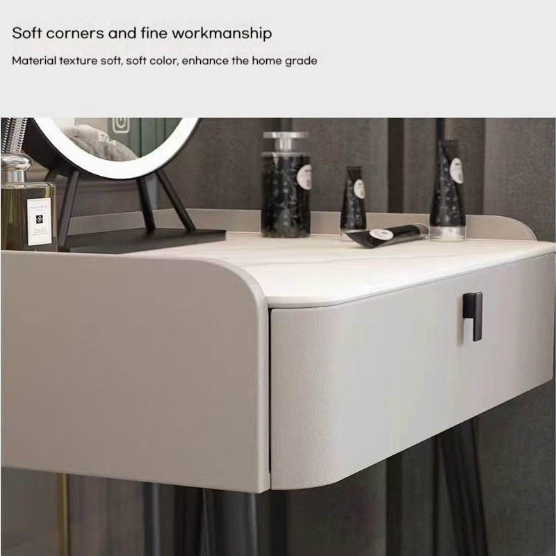 Top Modern Simple Elegant Dressing Table Decorated with Solid Wood