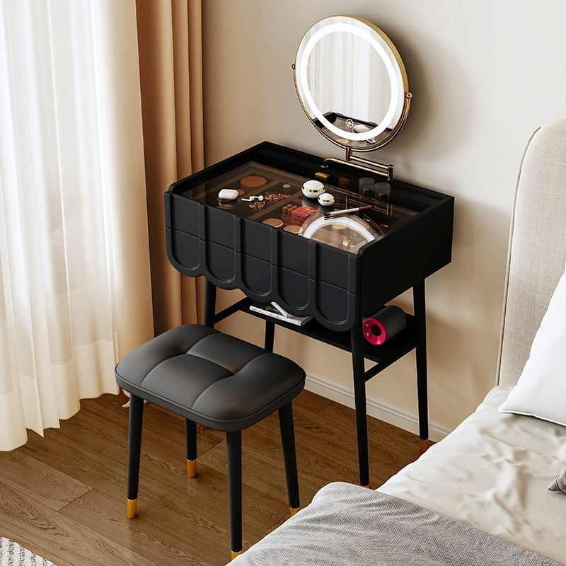 Cream Wind Cosmetic Cabinet One Bedroom Dressing Table Modern Simple Small Home Type