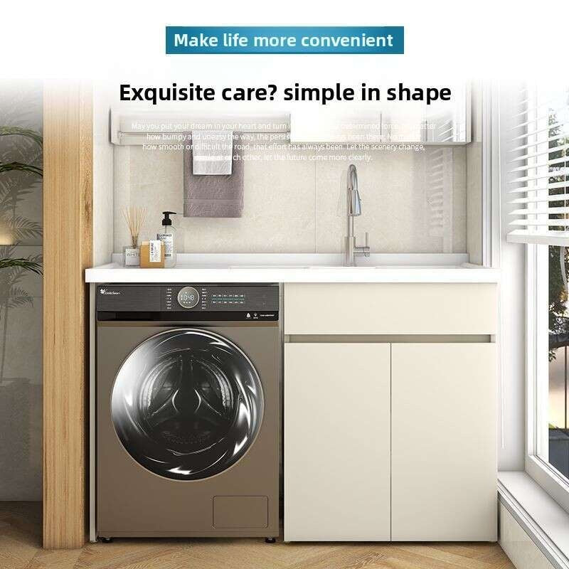 QW- Storage Cabinet Bathroom Sink Set with Faucet