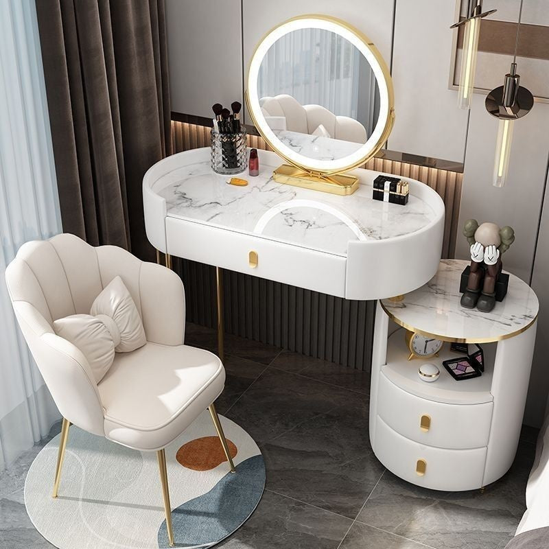 Kabinet Penyimpanan Meja Solek Mewah, Premium, Serbaguna, Kapasiti Besar