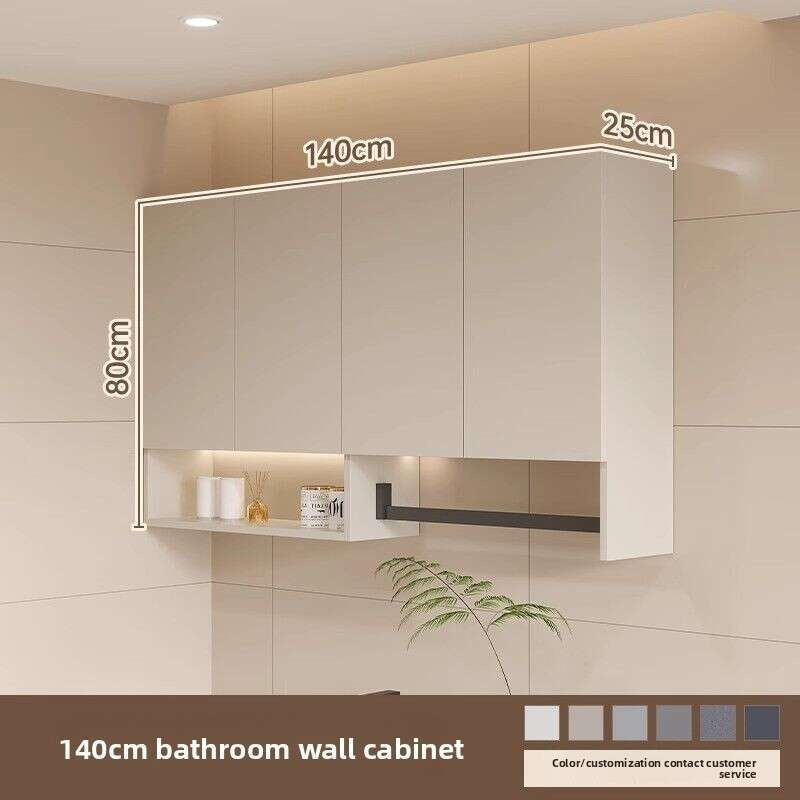 Kabinet Gantung Aluminium QW- Balkoni dinding Kabinet simpanan bilik mandi 