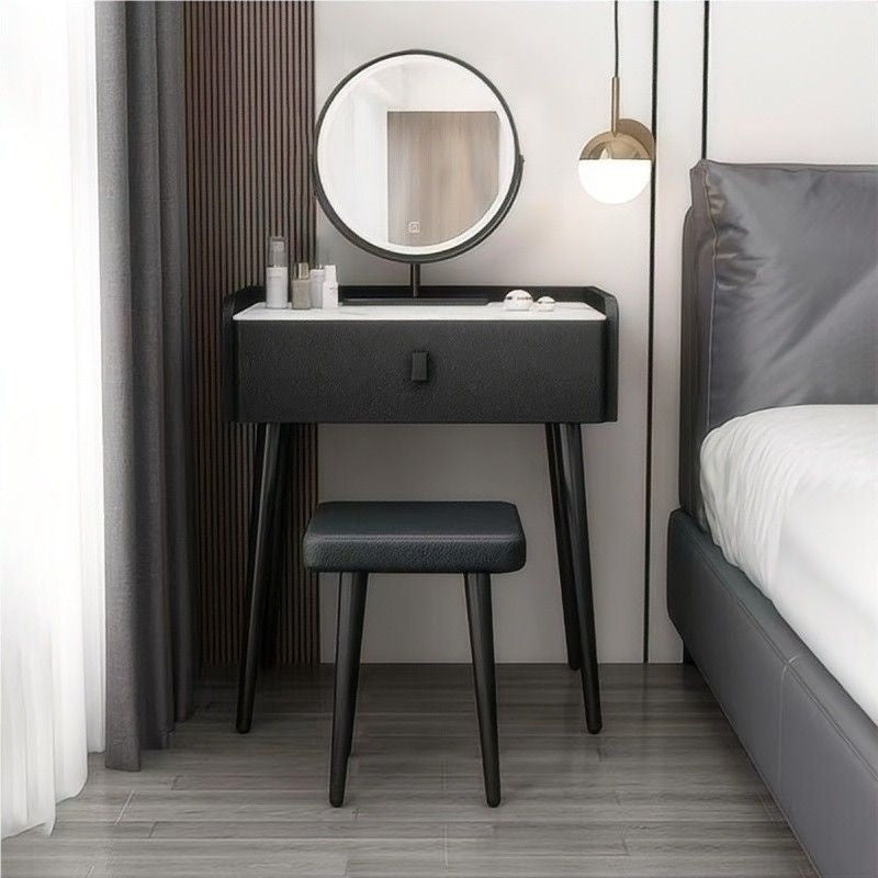 Top Modern Simple Elegant Dressing Table Decorated with Solid Wood