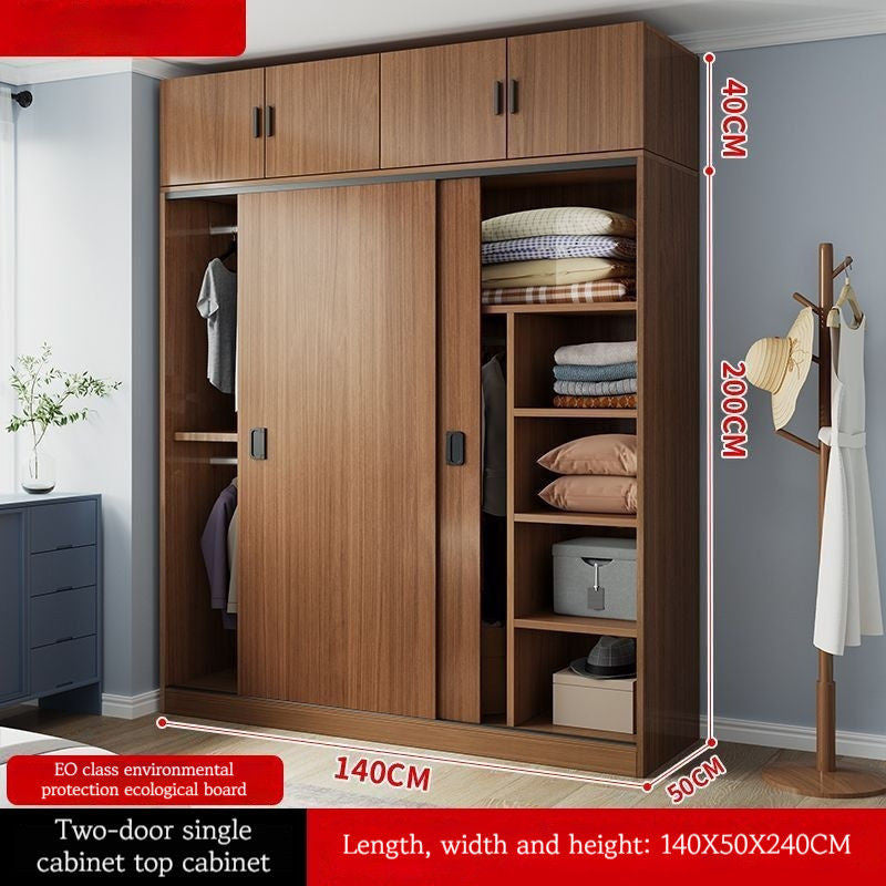 Multi-functional Large Capacity Multi-layer Solid Wood Wardrobe Closet