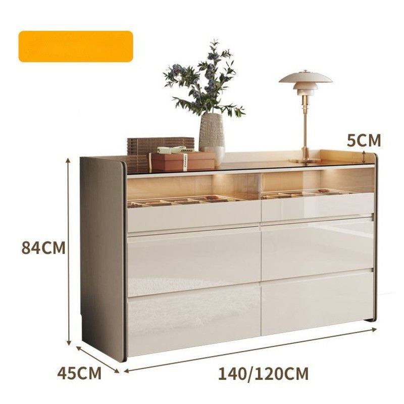 Light Luxury Chest of Drawers, Bedroom Dressing Table, Cosmetic Bed Storage Cabinet, Tail Cabinet