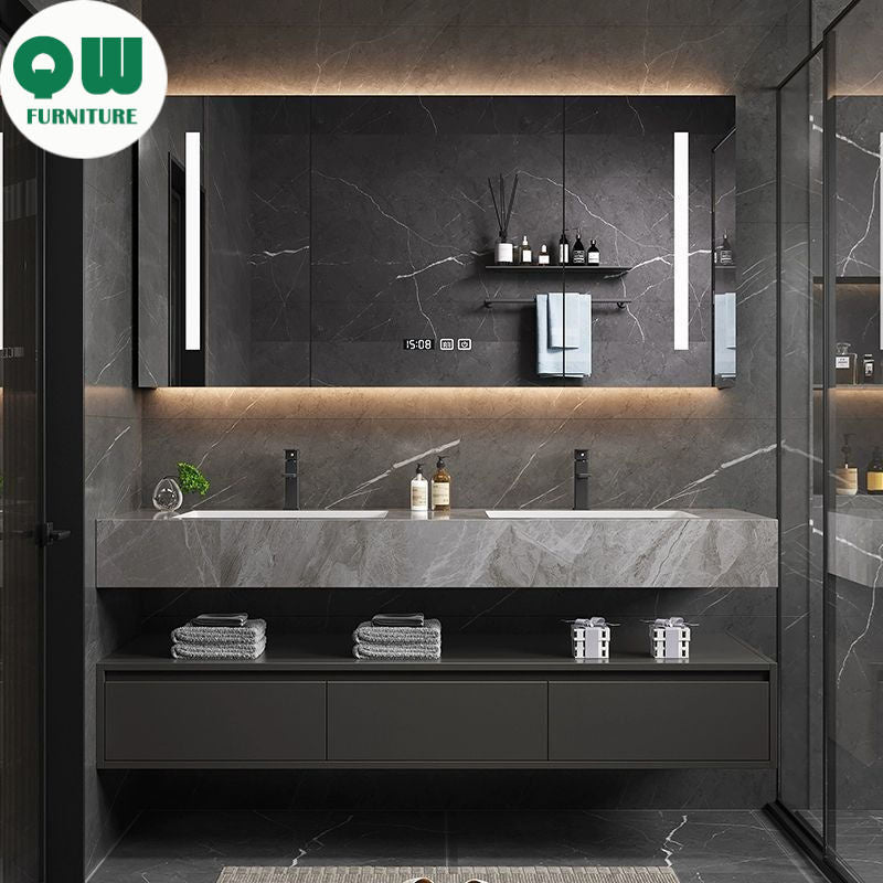 QW- Smart Mirror Cabinet, Sink, Bathroom Storage Cabinet
