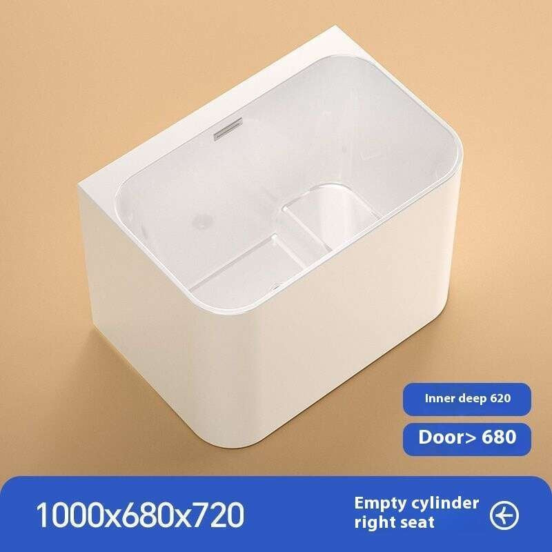 QW- Small Acrylic Spa Heating Bathtub